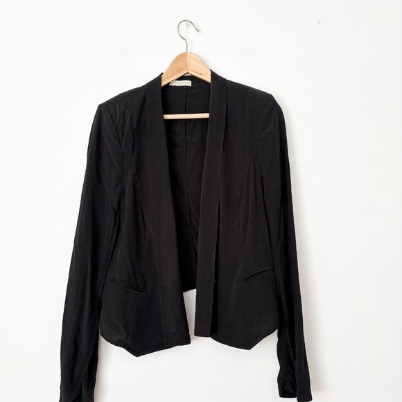 Vintage hinge silk drape blazer - Picture 2 of 5